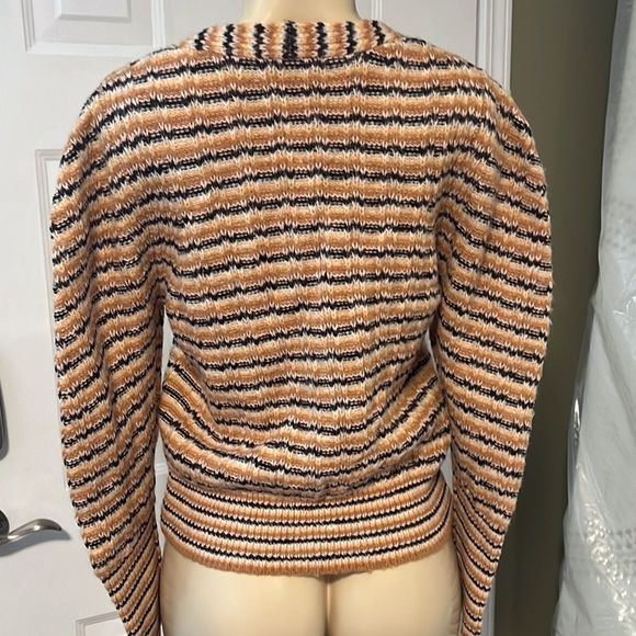 A.L.C. Rebekah striped ribbed wool-blend cardigan - Picture 8 of 16